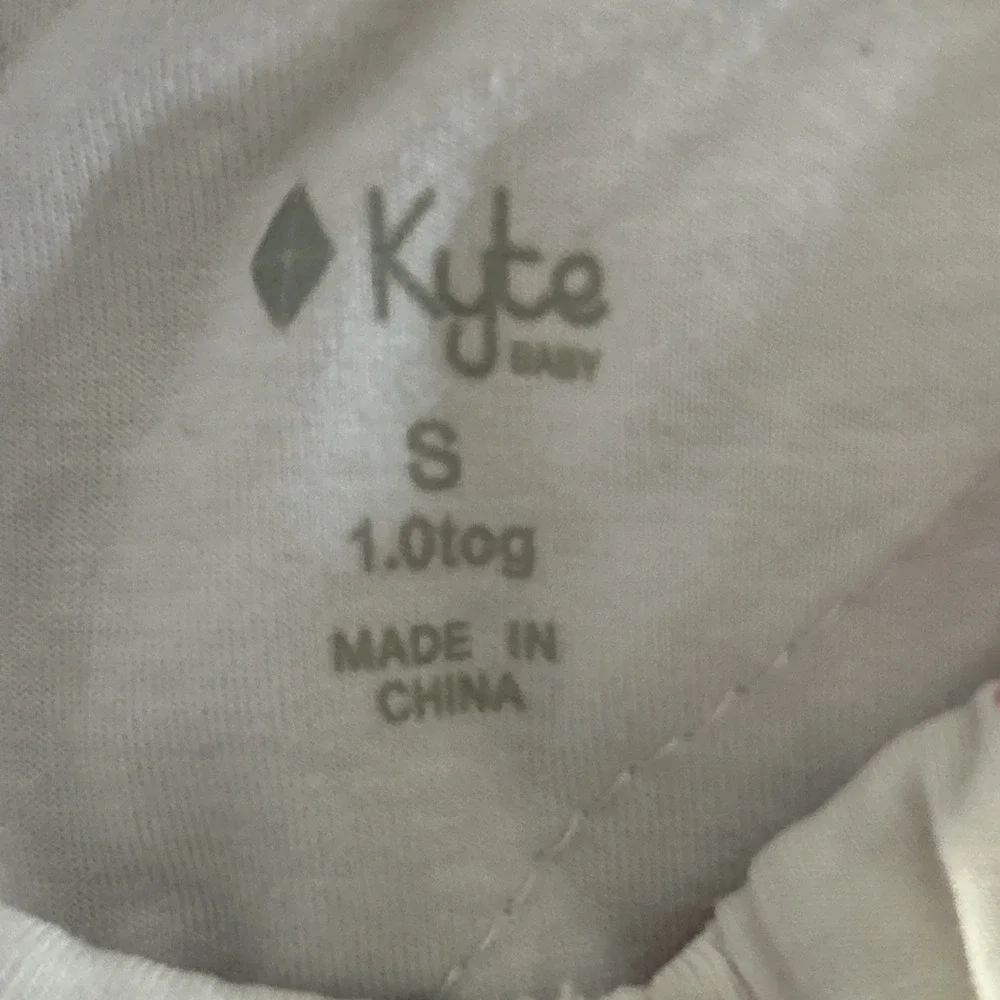 Kyte Baby Sleep Sack Small Rainbow Polka Dot White Bamboo‎ 1.0 Tog Unisex EUC